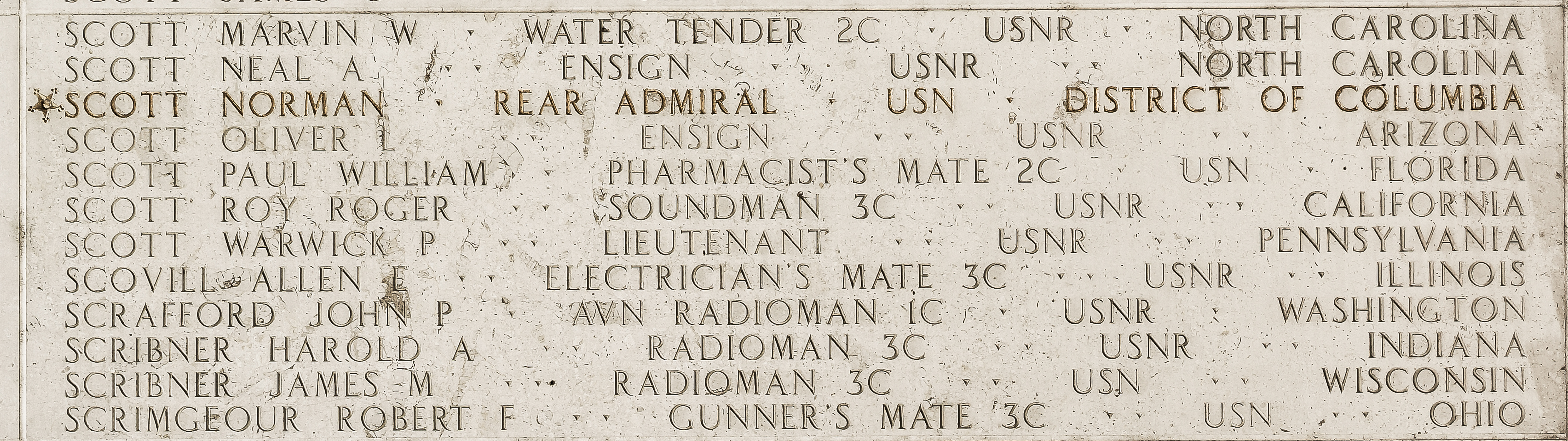 James M. Scribner, Radioman Third Class